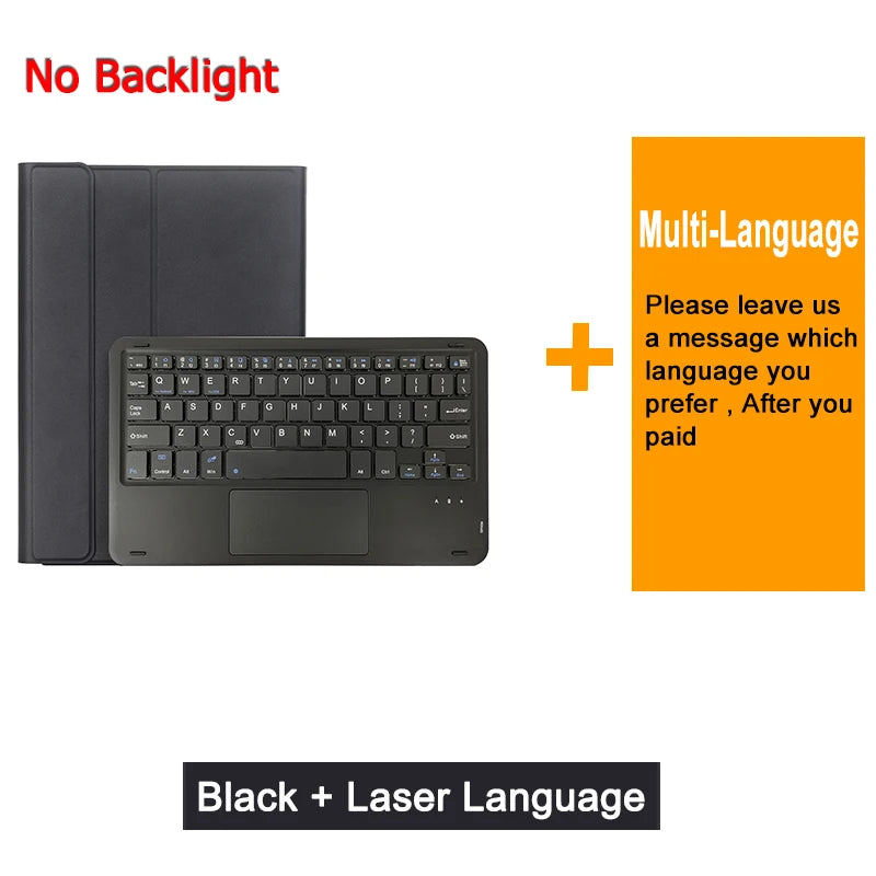 Bluetooth Keyboard Case For Honor Pad V9 GT 11.5 2025 Pad 10 Pro 11.5 inch Tablet Case Russian Arabic Hebrew Spanish Keyboard