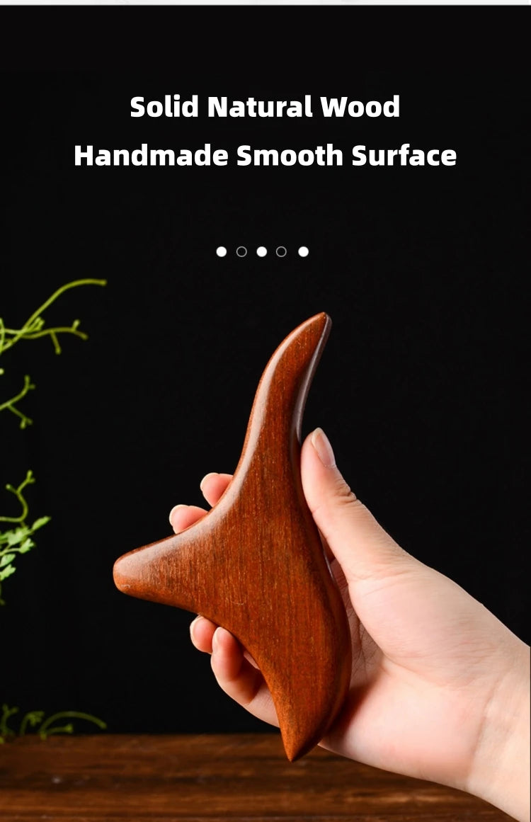 Portable Lightweight Wood Massage Tool Gua Sha for Lymphatic Facial Massage And Muscle Relief Scraping Body Tool for Relaxation