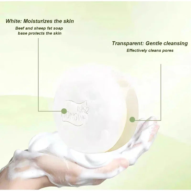 Pure Plant Extract Handmade Soap Heritage Dual-sided Lanolin Perfume Soap,rich And Soft Foam Face Body Moisturizing Exfoliating