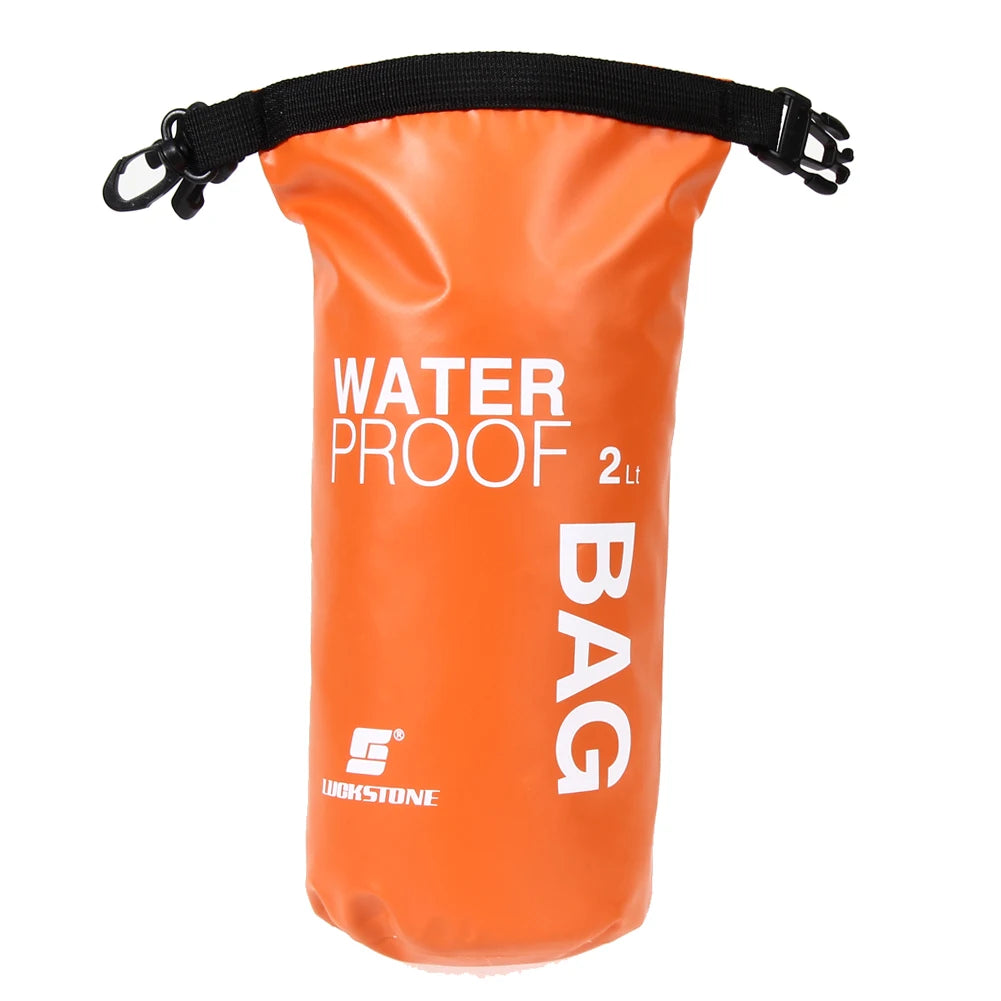 2L Waterproof Dry Bag Ultralight Floating Sailing Water Bag Mobile Phone Pouch Swimming Rafting Kayaking Canoing Storage Bags