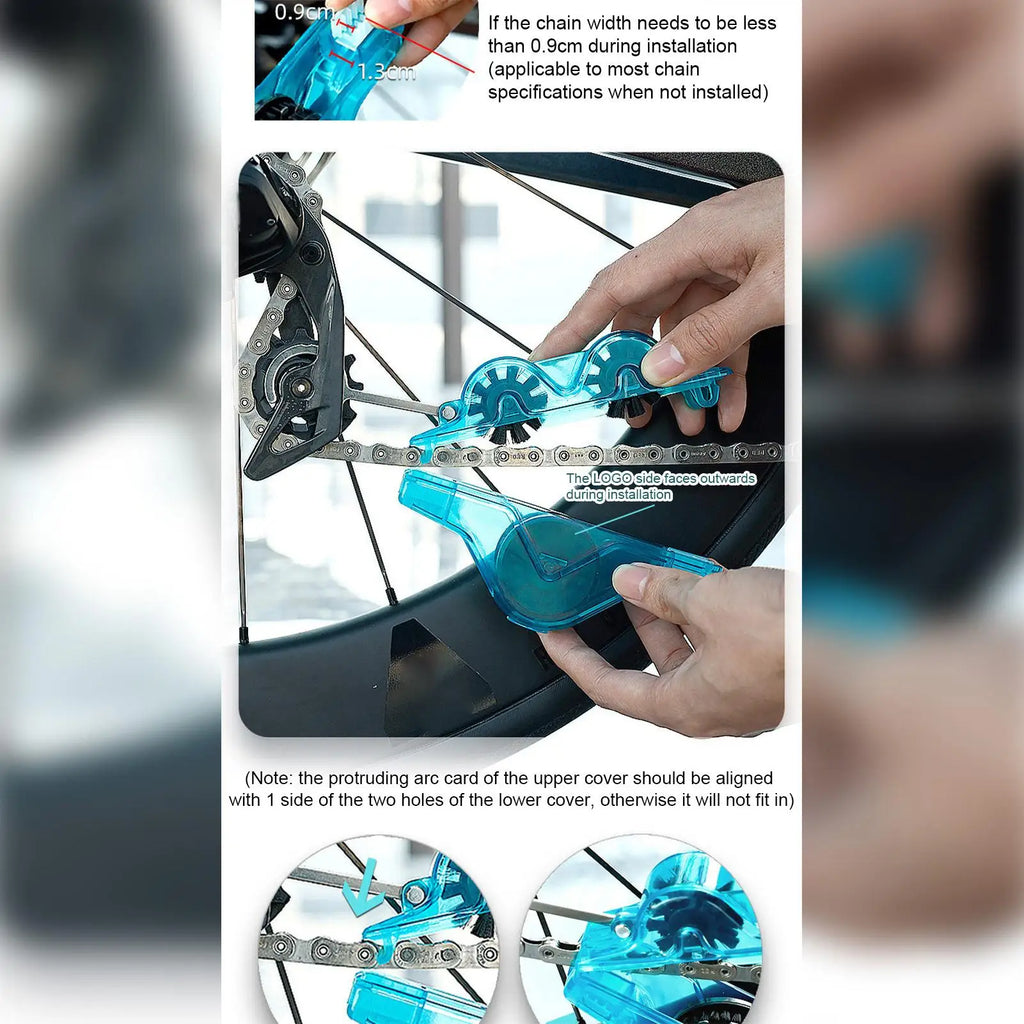 Bicycle Chain Cleaner Wash Tool Set Bicycle Chain Cleaning Brushes Road Bike Cycling Cleaning Kit Cycling Bike Care Accessories