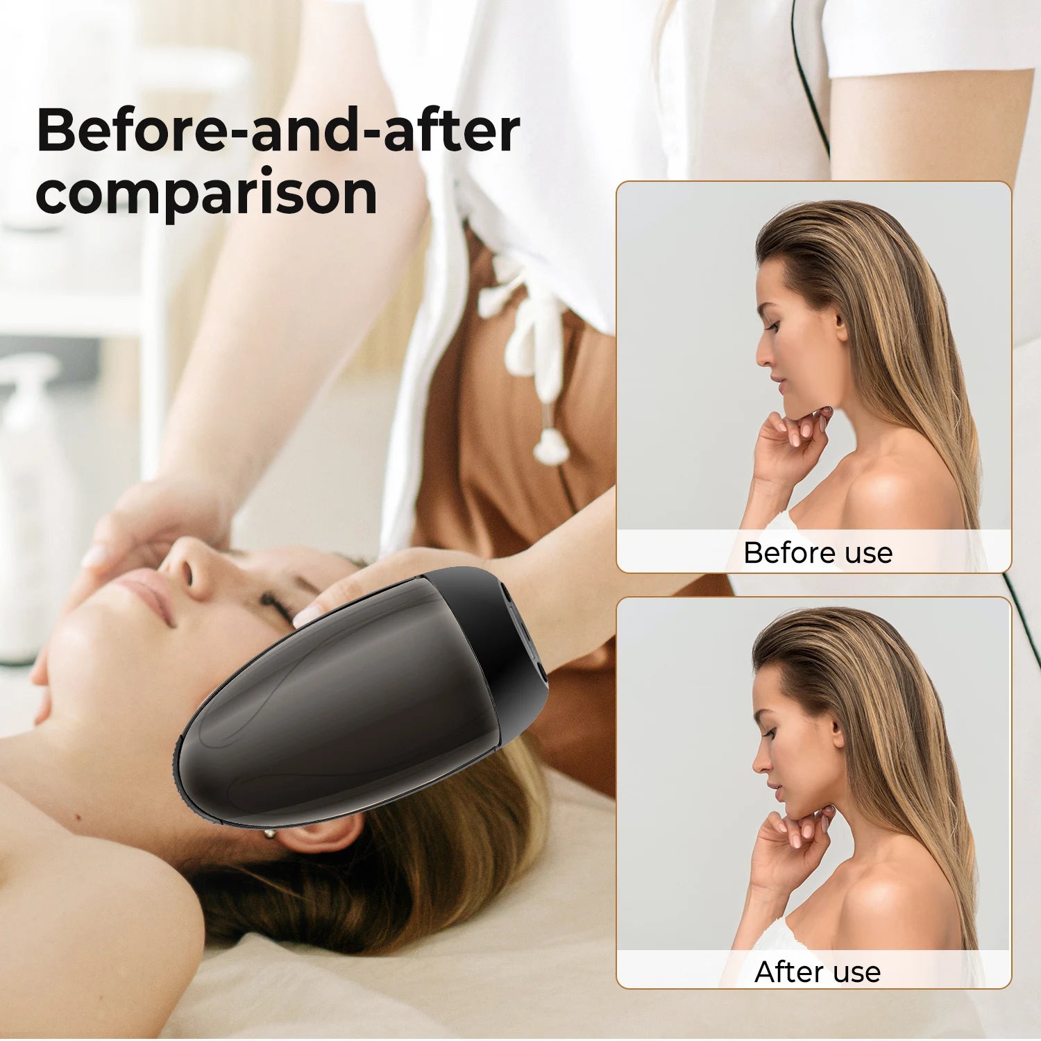 Barber Massager Professional Vibration Massager Barbershop Cordless Handheld Heat Massager USB Body Neck Back Head Face Massager