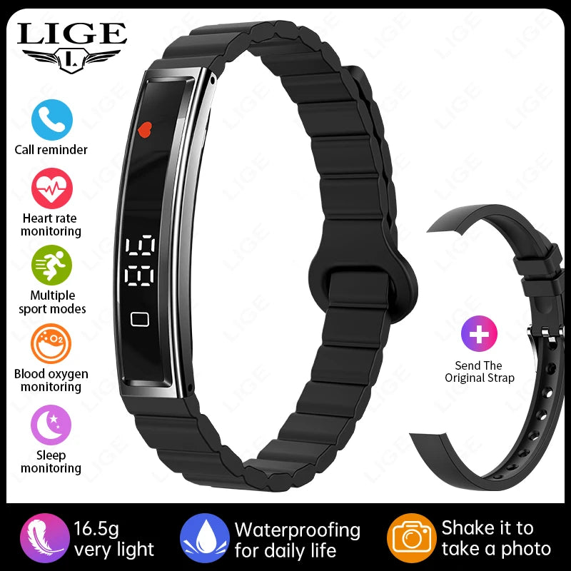 Health Smart Band Fitness Tracker Smartwatch with Heart Rate Blood Oxygen Sleep Monitor Waterproof Pedometer Watch for Women Men