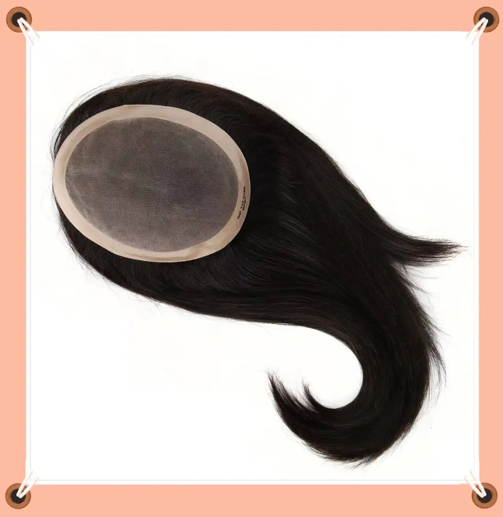 TUW06 Hair System for Women Lush Brazilian Hair TopUnique Human Hair Toppers Natural Looking Hair Toppers Hair Piece Hair Topper