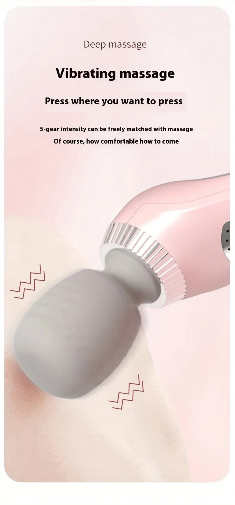 New Portable handheld massager USB rechargeable multifunctional full body massage gun relax neck back legs and waist masajeador
