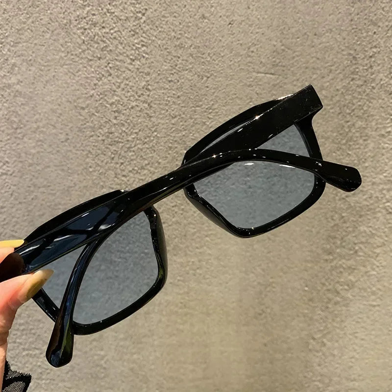 Vintage Sunglasses Unisex Rectangle Fashion Design Retro Sun Glasses Female Lady Eyeglass Cat Eye Casual Goggles 2025 New