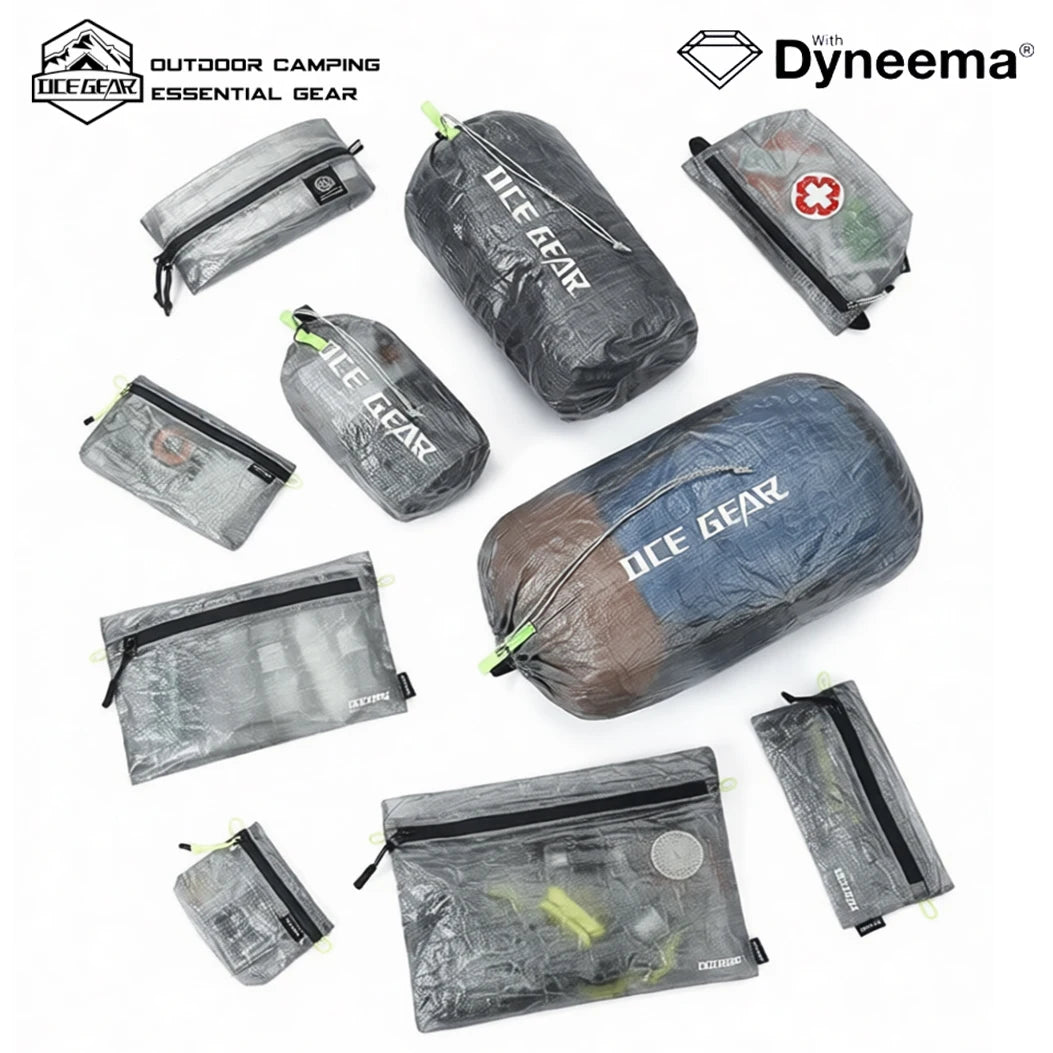 Ultralight Outdoor Storage Bags Waterproof Compression Dry Sack Flat Pouch First Aid Bag Multi Size Travel Camping Organizer