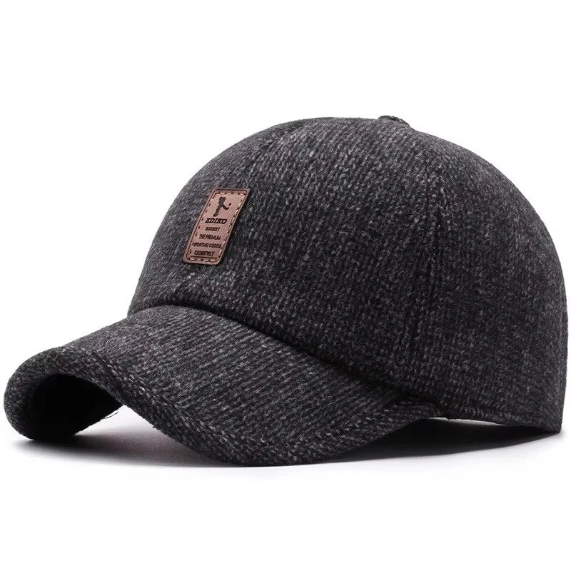 Winter Bomber Hat Men Women Russian Black Leather Ushanka Caps With Ear Flaps Fur Warm Leather Brand Baseball Cap Hats