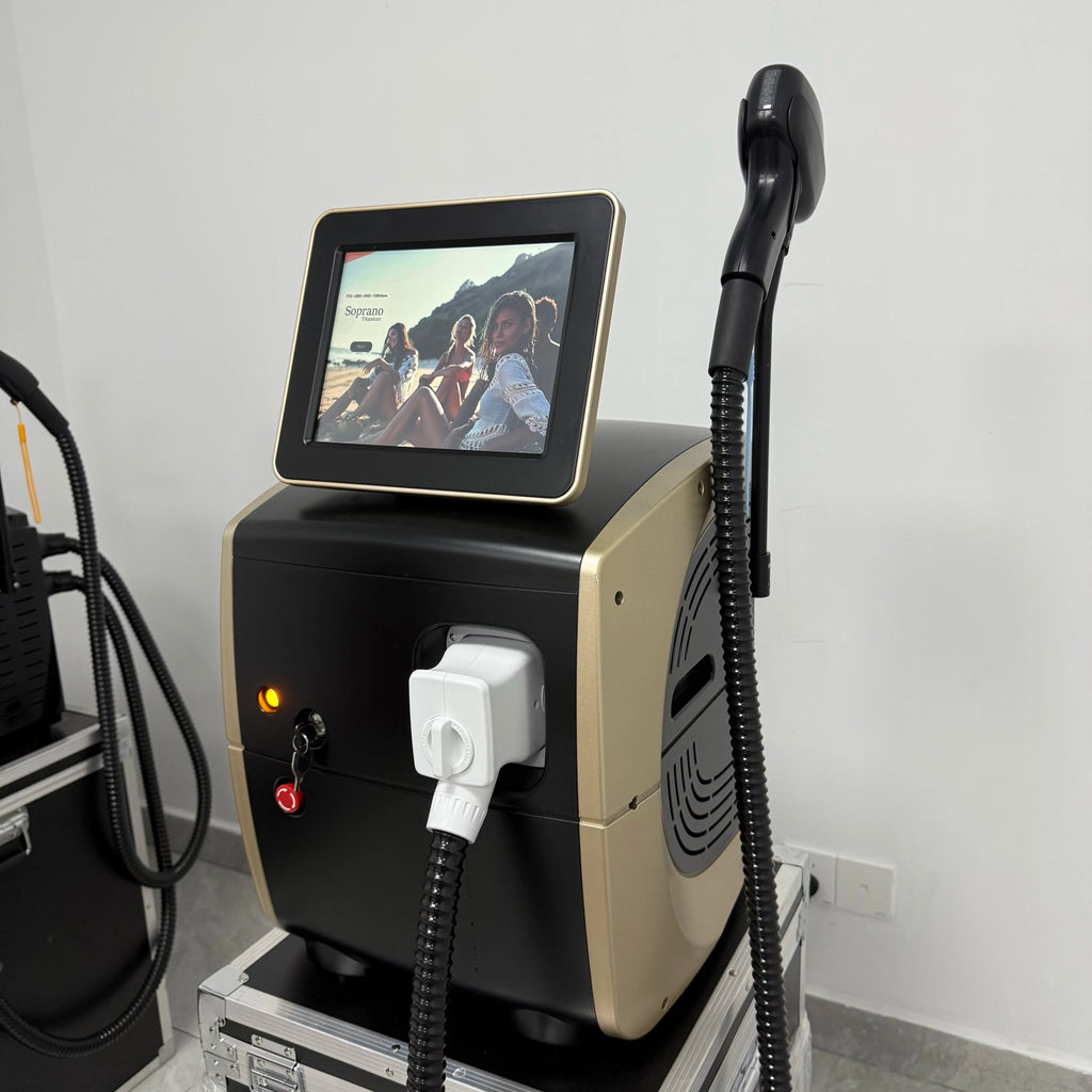 4 Wavelength Diode Laser Permanent Hair Remove Fast Depilation Painfree Follicle Penetration Skin Rejuvenation Device 4000W CE