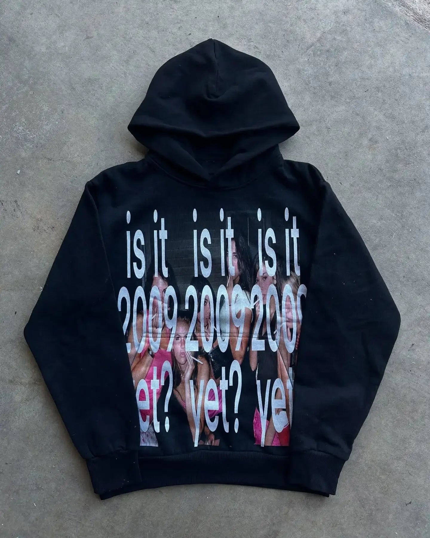 Vintage Style Hoodie Embroidery Print Hoodies Women Grunge Sweatshirt Tops Streetwear Harajuku Gothic Y2k Women Clothing
