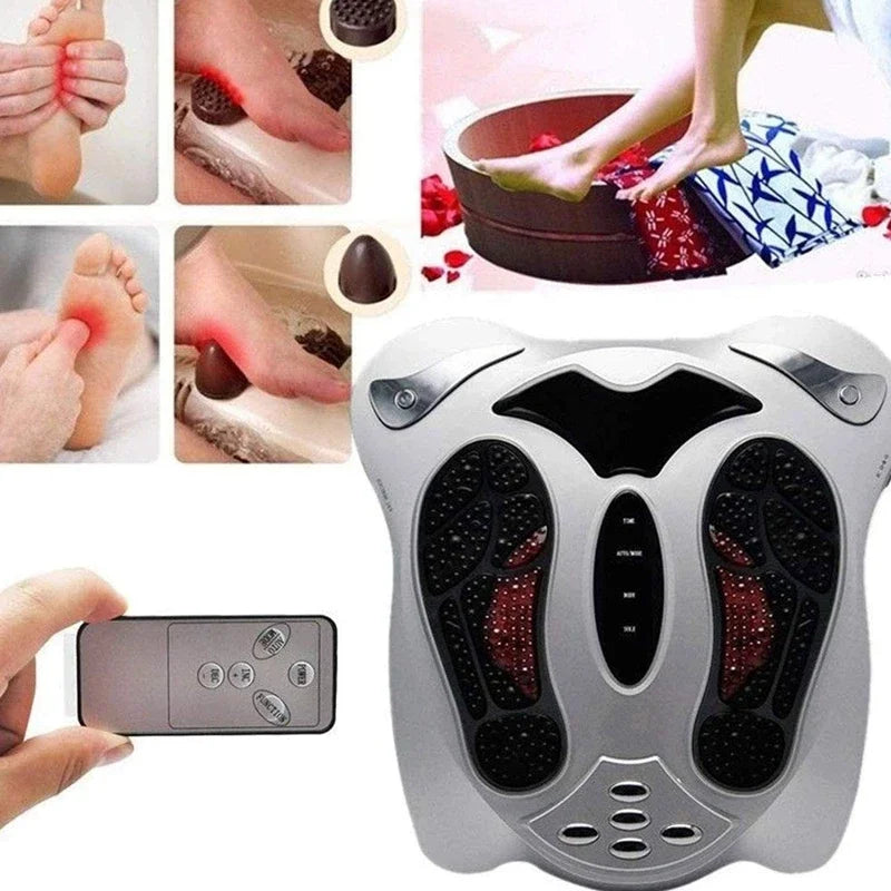 Foot Massager Electric Vibrator  Leg Exerciser With Remote Control Health Care Body Massage Bio Shaker Heating Therapy Machine