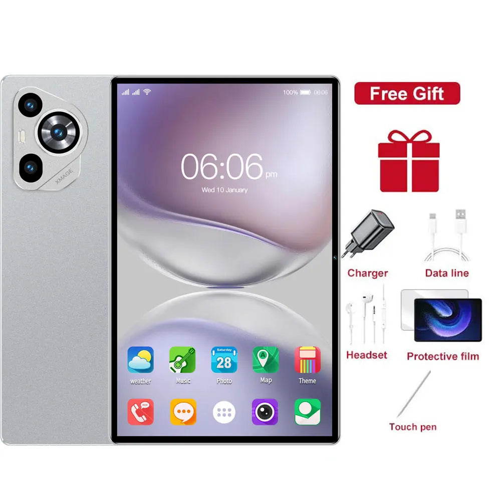 NEW Pad 7s Pro Android 15 Tablets 11.6inch Original Tab 5G Dual Card 12000mAh Tablet PC For Children's Kids With Keyboard Laptop