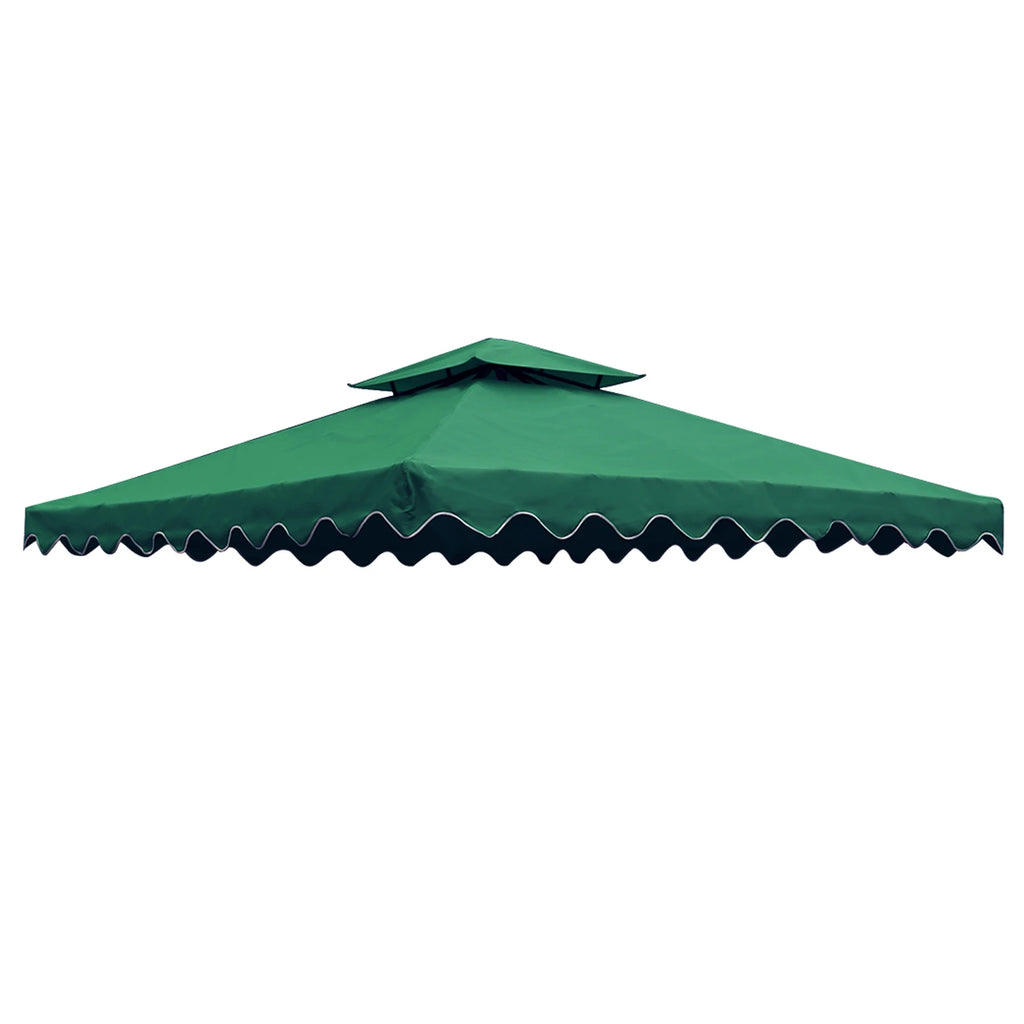 3*3m Gazebo tent top, outdoor UV protection sunscreen tent top, can be used for garden patio patio wedding outdoor events