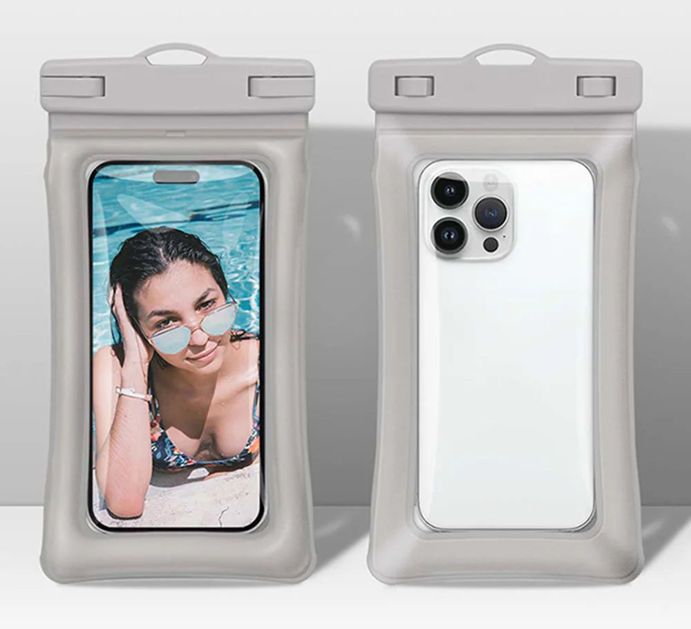 2PCS Waterproof Phone Pouch IPX8 Floating Dry Bag 1PCS Waterproof Phone Case for Beach compatible with under 7.2 inches phones