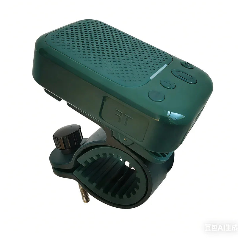 2-in-1 Portable Bluetooth Speaker Magnetic Collar clip bicycle stand sound column IPX7 Waterproof Outdoor Sport Mini Loudspeaker