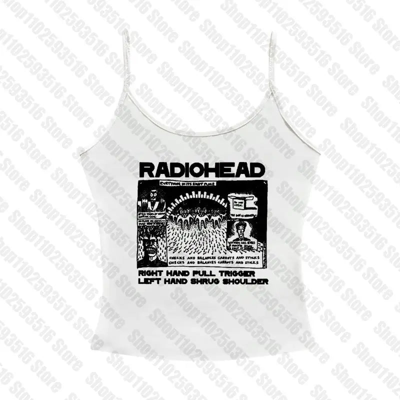 Women's Aesthetic graphics leeveless Tank Tops Vintage Cute Print Grunge Streetwear Crop Tops Y2k Clothes Gothic Girls Corset