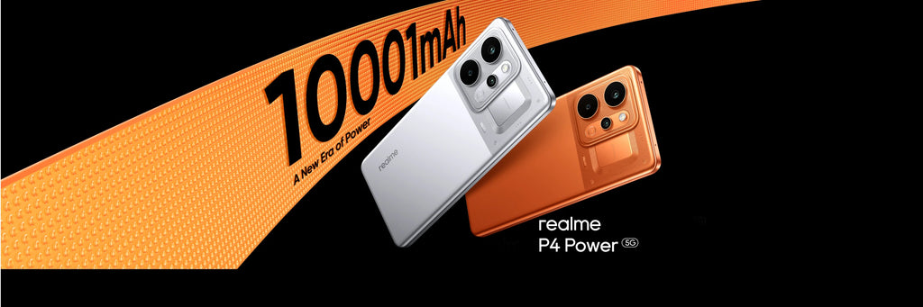 [New Launch] realme P4 Power 5G Smartphone 10001mAh Battery 80W Charge Dimensity 7400 Ultra Chipset 6.8" 144Hz Curved Display