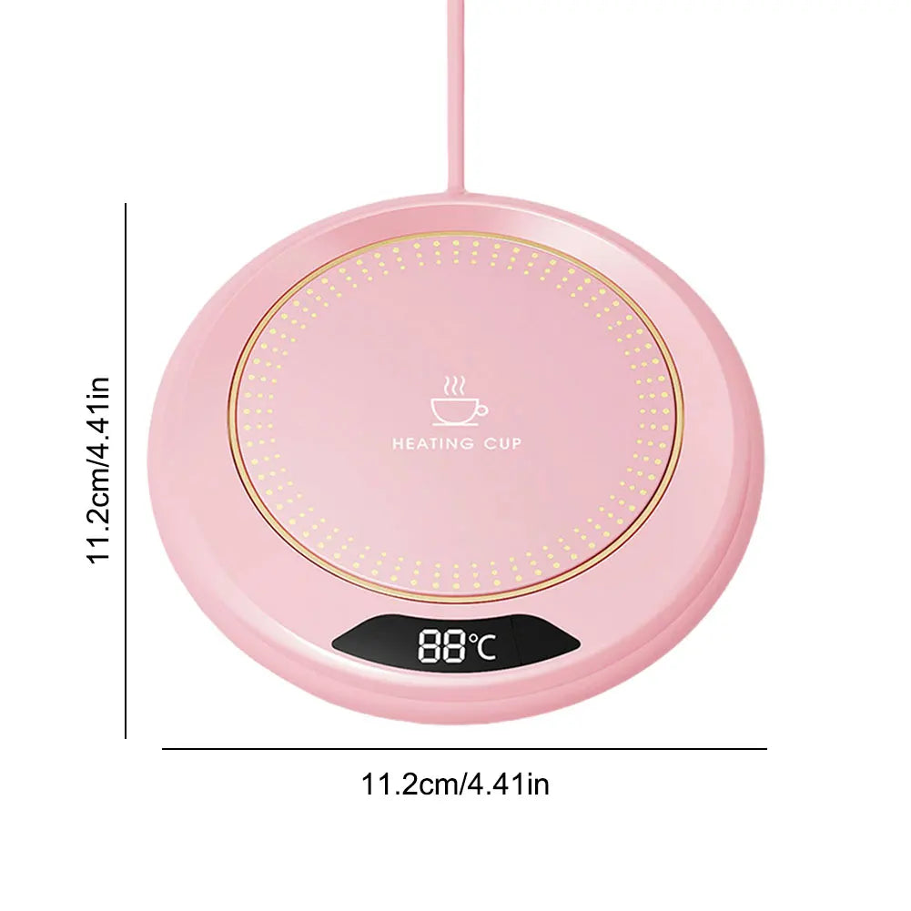 USB Electric Beverage Warmer 3 Temperature Setting Coffee Warmer Plate Coffee Cup Warmer for Hot Coffee Tea and Milk