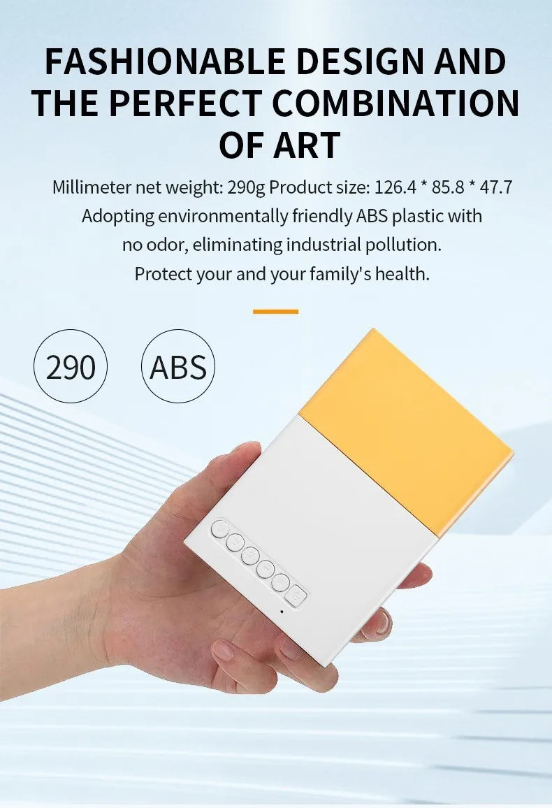 Powerful Native HD Mini Projector Mobile Phone Wired Screen Mirroring Portable Home Theater Projectors Supports HDMI USB Connect