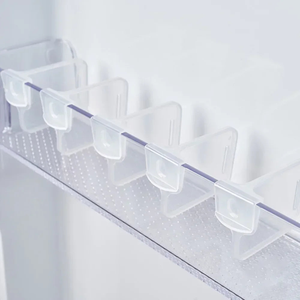 Refrigerator Organizer Shelf 4/6/8 Pieces Kitchen Items Shelves Organizers Storage Things for the Home Gadgets Organization