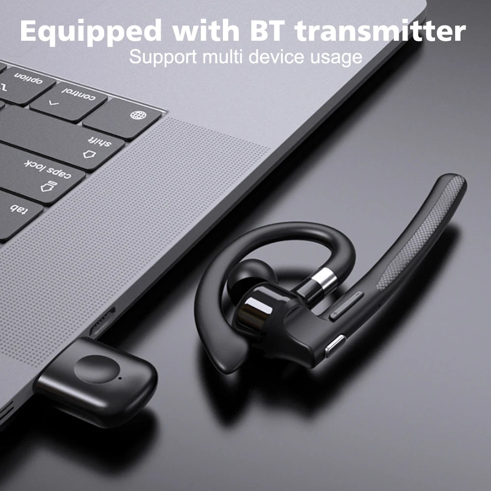 Bluetooth 5.4 Headphones Wireless Headset Dual Microphone Mute CVC8.0 Noise Cancelling Driving Headphones Hands-free Headphones
