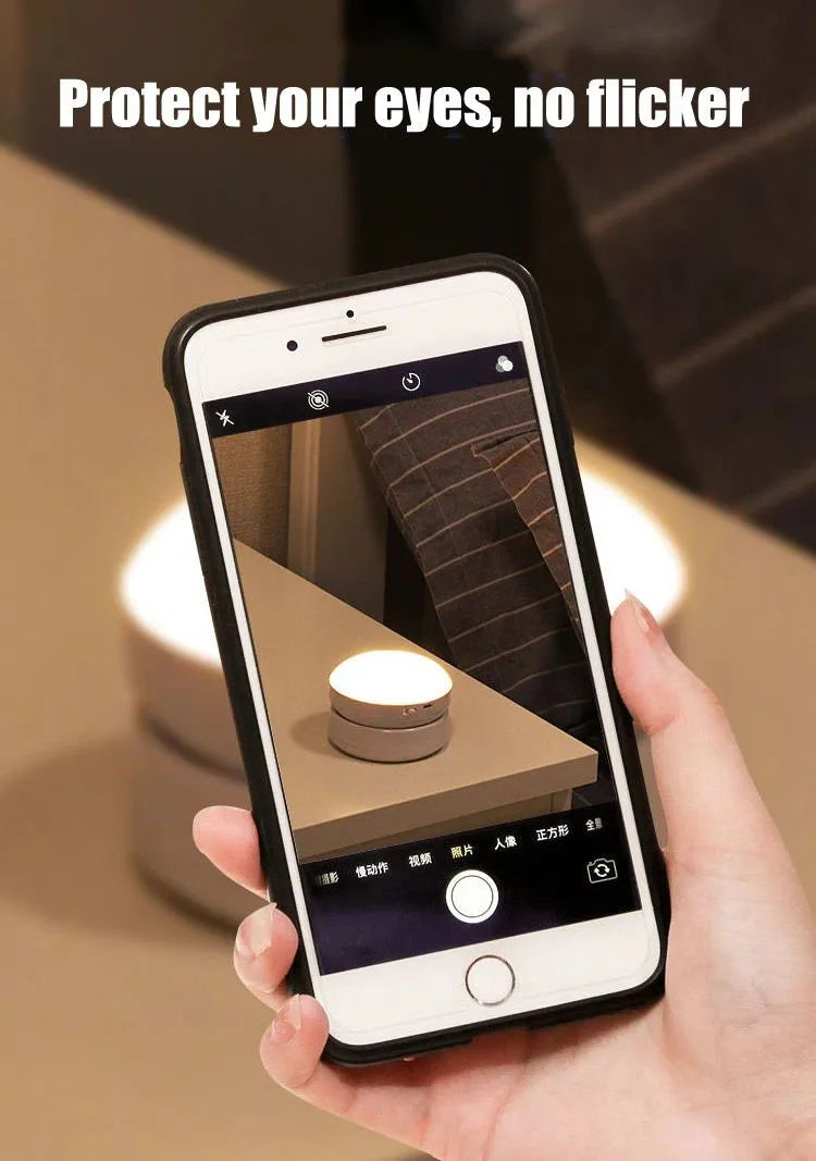 LED Night Light USB Charging Intelligent Human Induction For Bedside Cabinet Home Wardrobe Lighting Motion Sensor Light Led Lamp