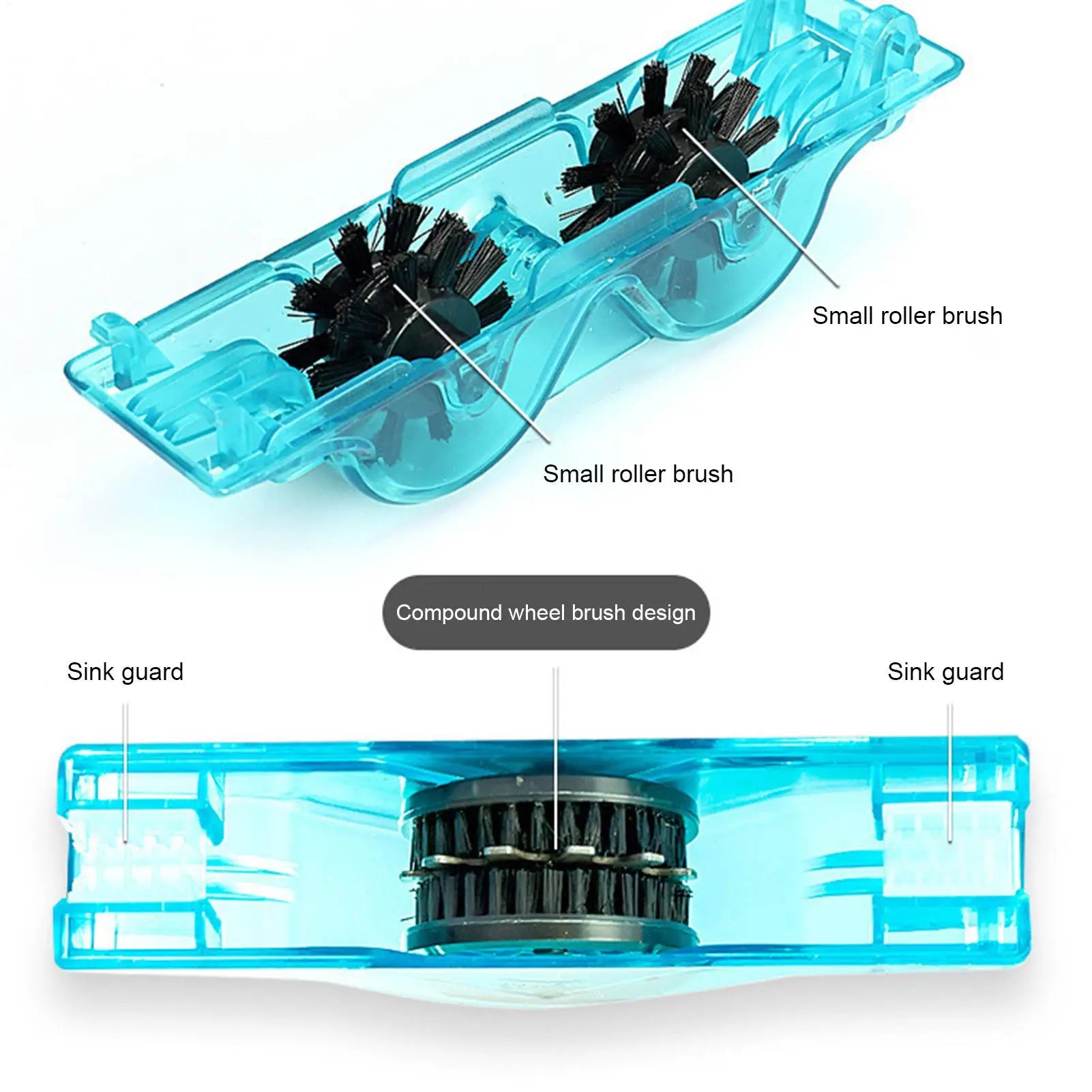 Bicycle Chain Cleaner Wash Tool Set Bicycle Chain Cleaning Brushes Road Bike Cycling Cleaning Kit Cycling Bike Care Accessories
