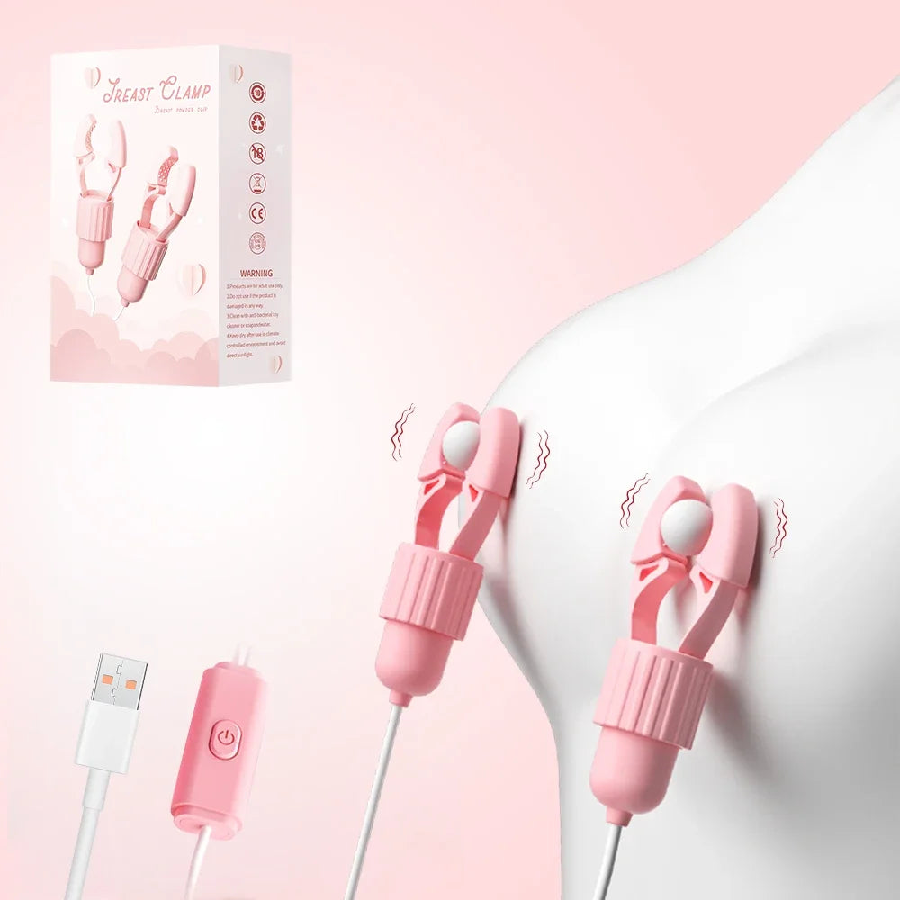 Sensitive Nipple Stimulator with Vibration - Dual-Action Pleasure Device for Women's Intimate Wellness & Massage