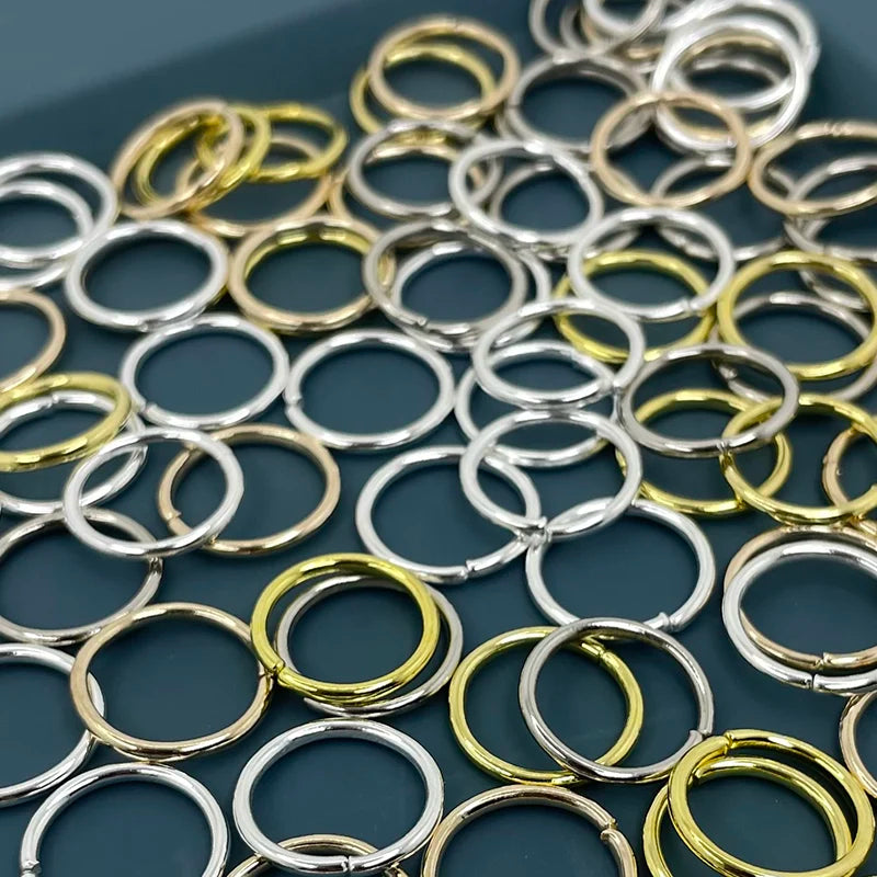 100Pcs Kids Dreadlocks Styling Tool Metal African Hair Rings Beads Cuffs Tubes Charms Dread Jewelry DIY Hair Braider Accessories