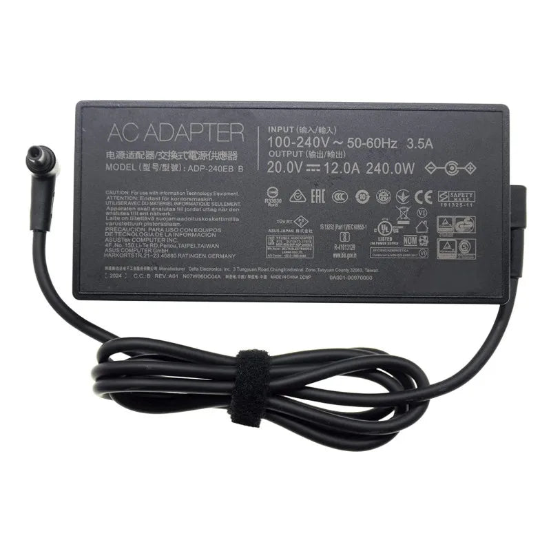 240W 20V 12A AC Adapter Power Supply For ASUS ROG 15 GX550LXS RTX2080 S15 S17 G15 G513 GX550LXS G733QSA G733QR Laptop Charger