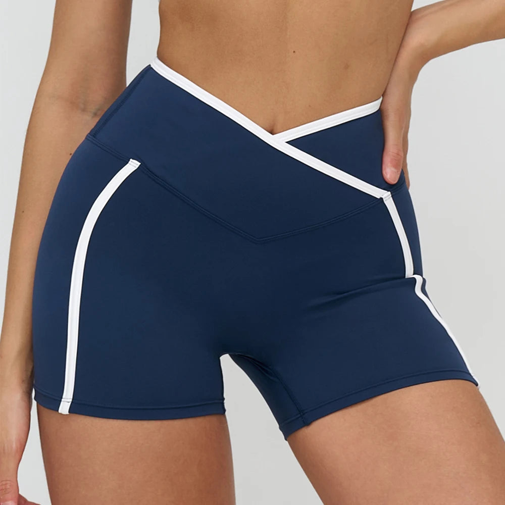 Yoga Shorts Women High Waist Gym Fitness Shorts Sports Biker Shorts Female Sports Yoga Short Leggings Workout Cycling Tights