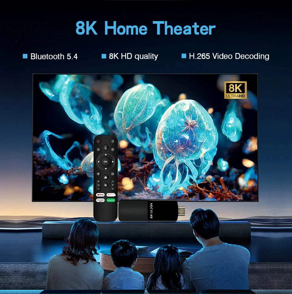 New Fire TV Stick 4k OFBY K9 Allwinner H313 Chip 2GB RAM 16GB ROM Android 13 OS TV Stick HD Picture Quality Fast Streaming