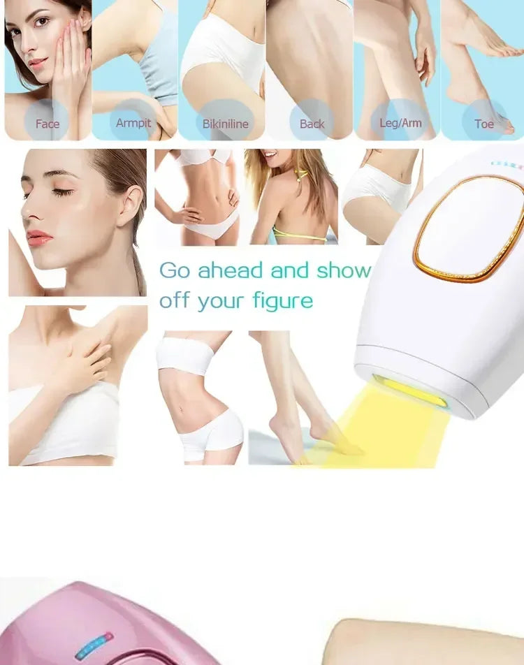 Laser Epilator IPL Hair Removal For Women Body Bikini Facial Permanant Painless IPL Hair Remover Laser Epilator