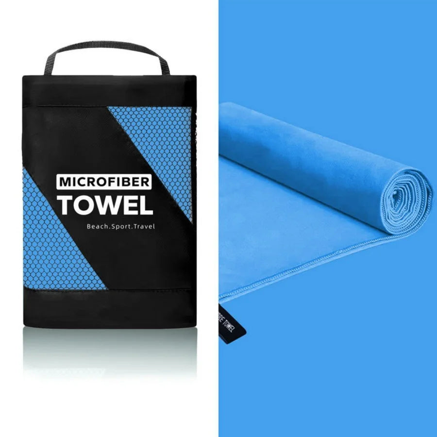 Microfiber Beach Towel Quick Dry Soft Absorbent Sand-Free Lightweight Travel Towel for Swimming Pool Spa Home
