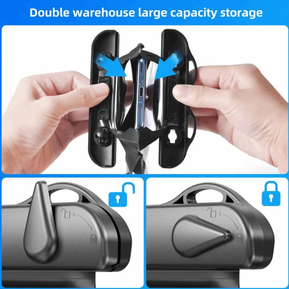 Double Pocket Waterproof Phone Bag Transparent Touch Screen Mobile Phone Waterproof Bag Universal Underwater Dry