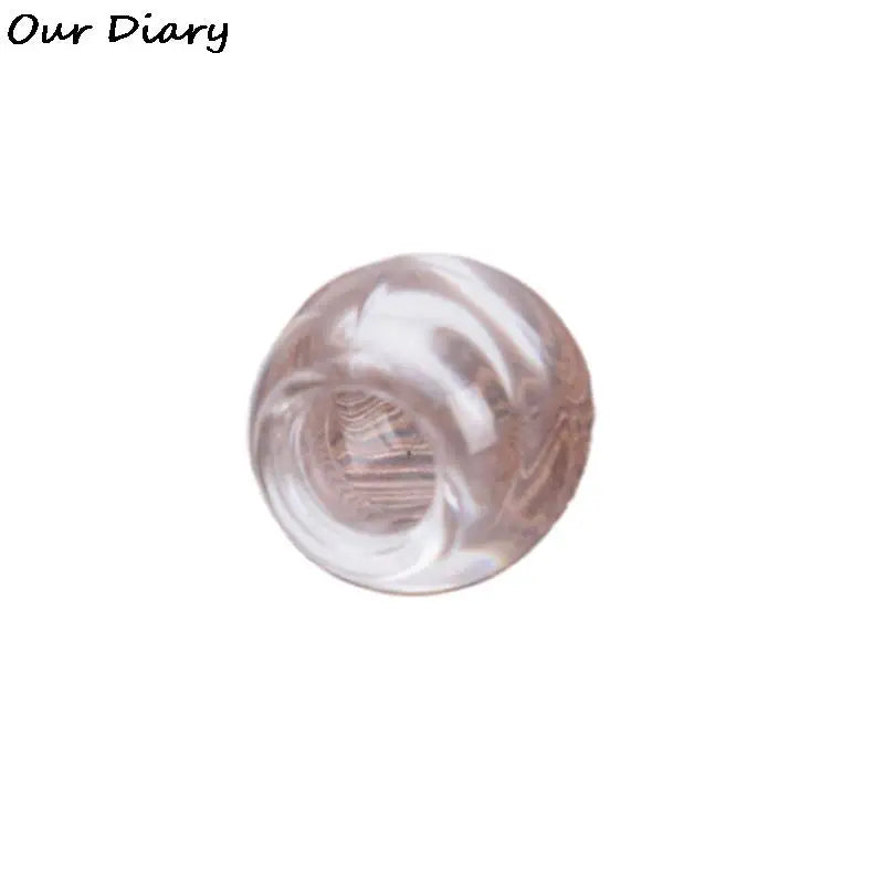 100pcs Dreadlock Beads Rings For Hair Accessories Transparent Big Hole Braids Acrylic Hair Braid Dread