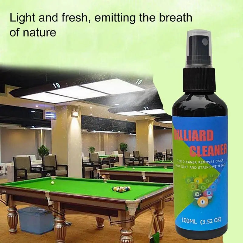 100ml Pool Ball Spray Billiard Ball Cleaning Agent Billiard Ball Maintenance Cleaner Pool Ball Polish Agent For Billiard Clean