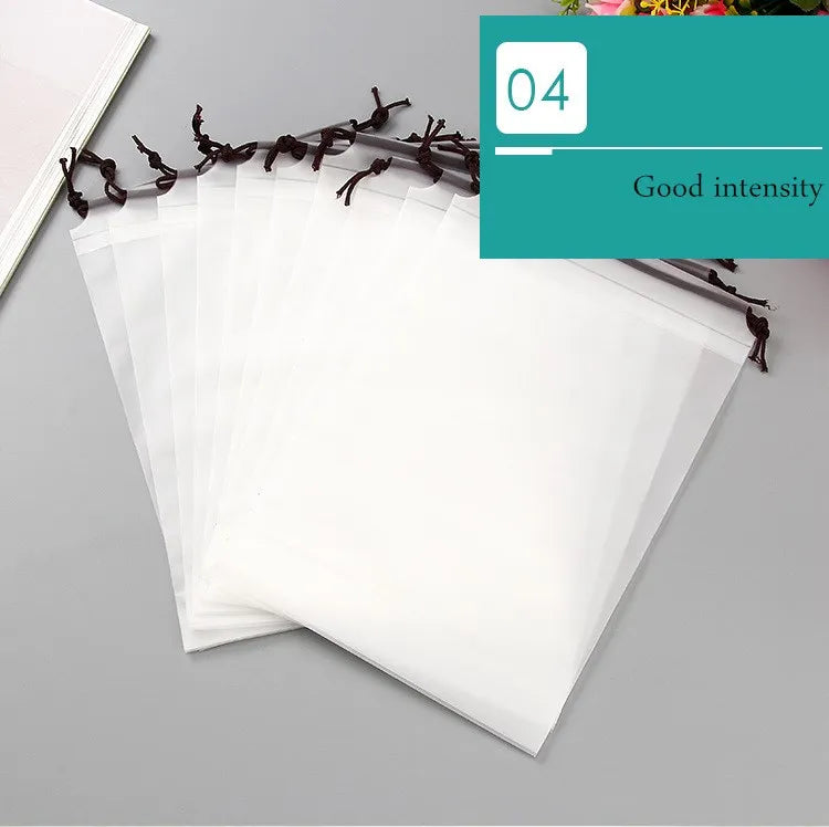 Transparent Drawstring Swimming Bags Beach Sea Gym Storage Bag Swimsuit Dry Bag Waterproof Outdoor Travel Portable PE Pouch