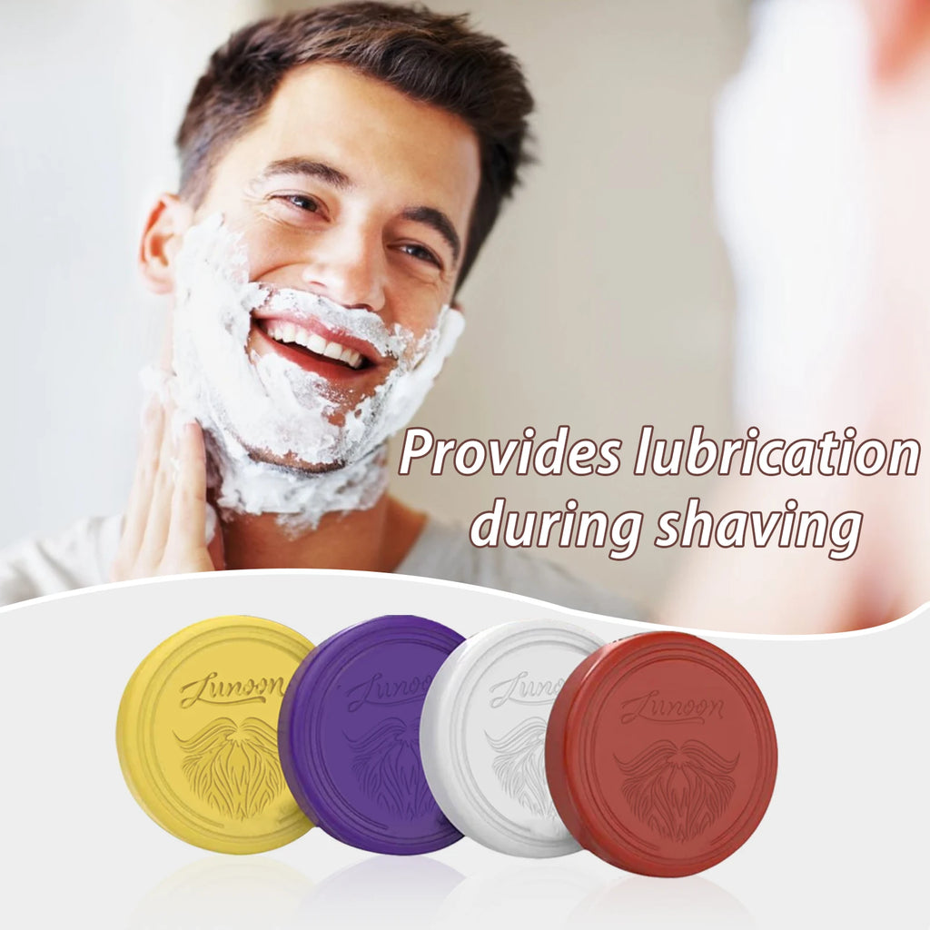 Man Shaving Soap Gentle Clean Keep Fresh Smooth Texture Foam Rich Reducing Irritation Men Beard Care Soap Effect Protect