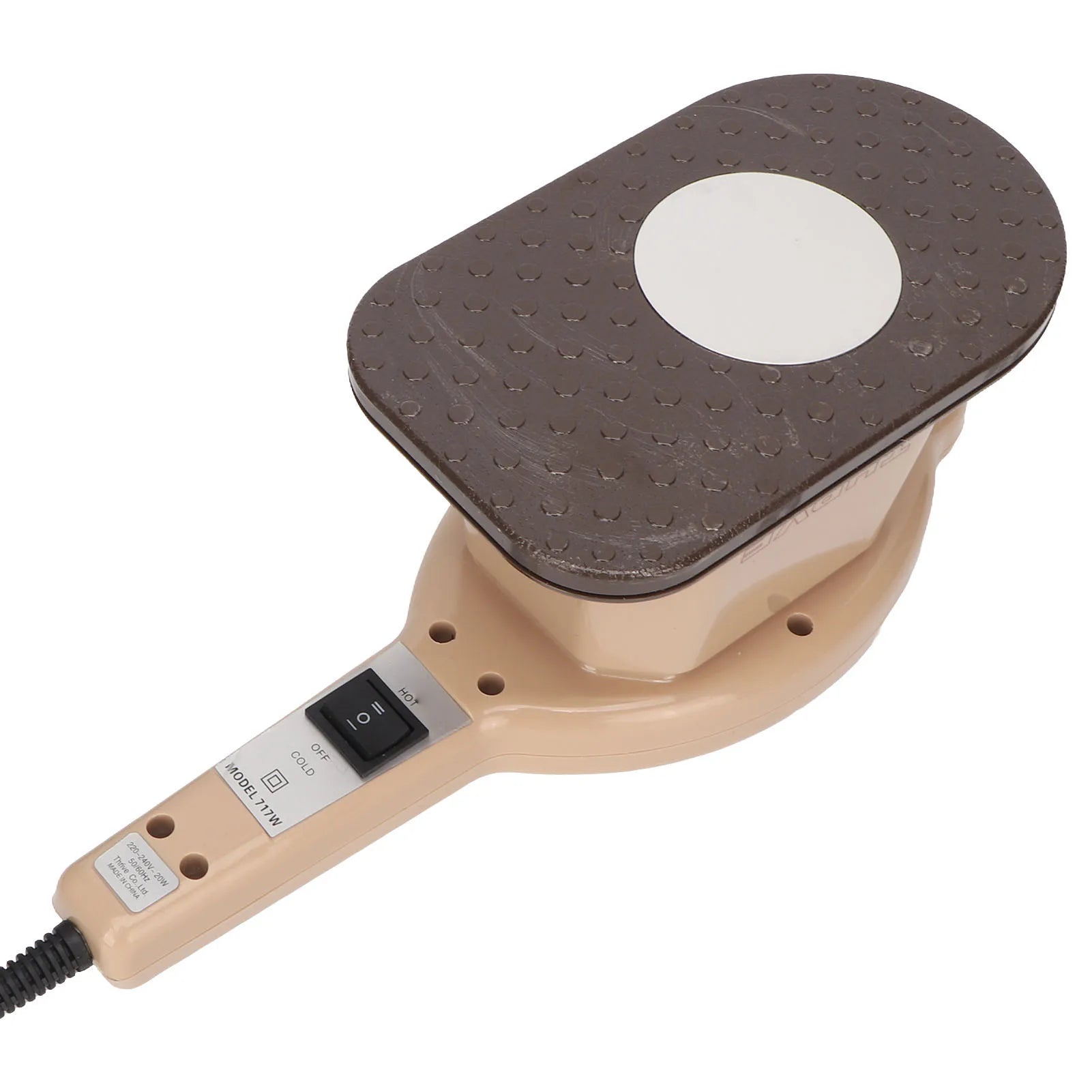 Handheld Back Massager Handheld Massage Machine Iron Shaped Hot Compress Relieve Fatigue Body Beating Massager