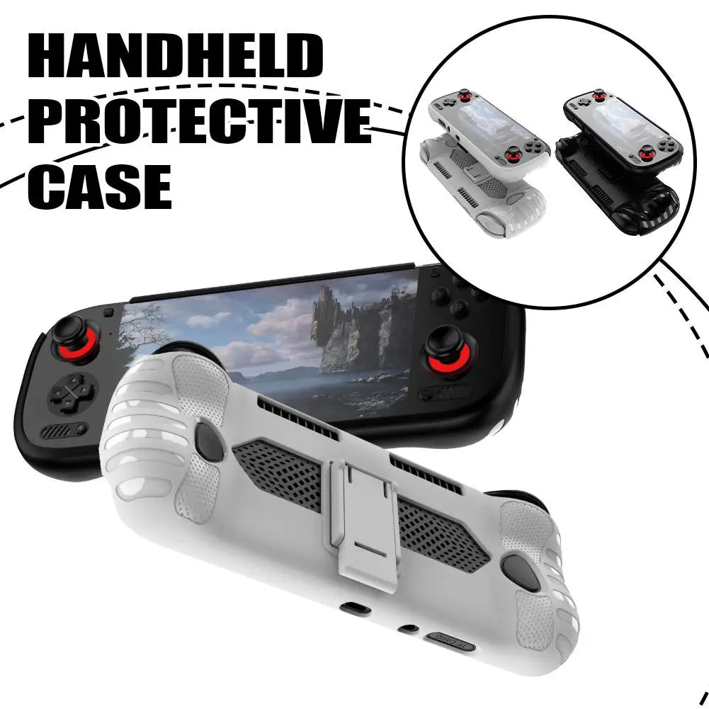 For AYN Odin 3 Handheld Protective Case TPU Protective Shell With Stand Combined Anti Drop Anti Slip Game Consoles Accessories