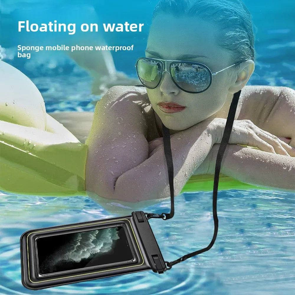 Touch Screen Waterproof Phone Bag Transparent PVC Mobile Phone Waterproof Bag Underwater Dry Universal