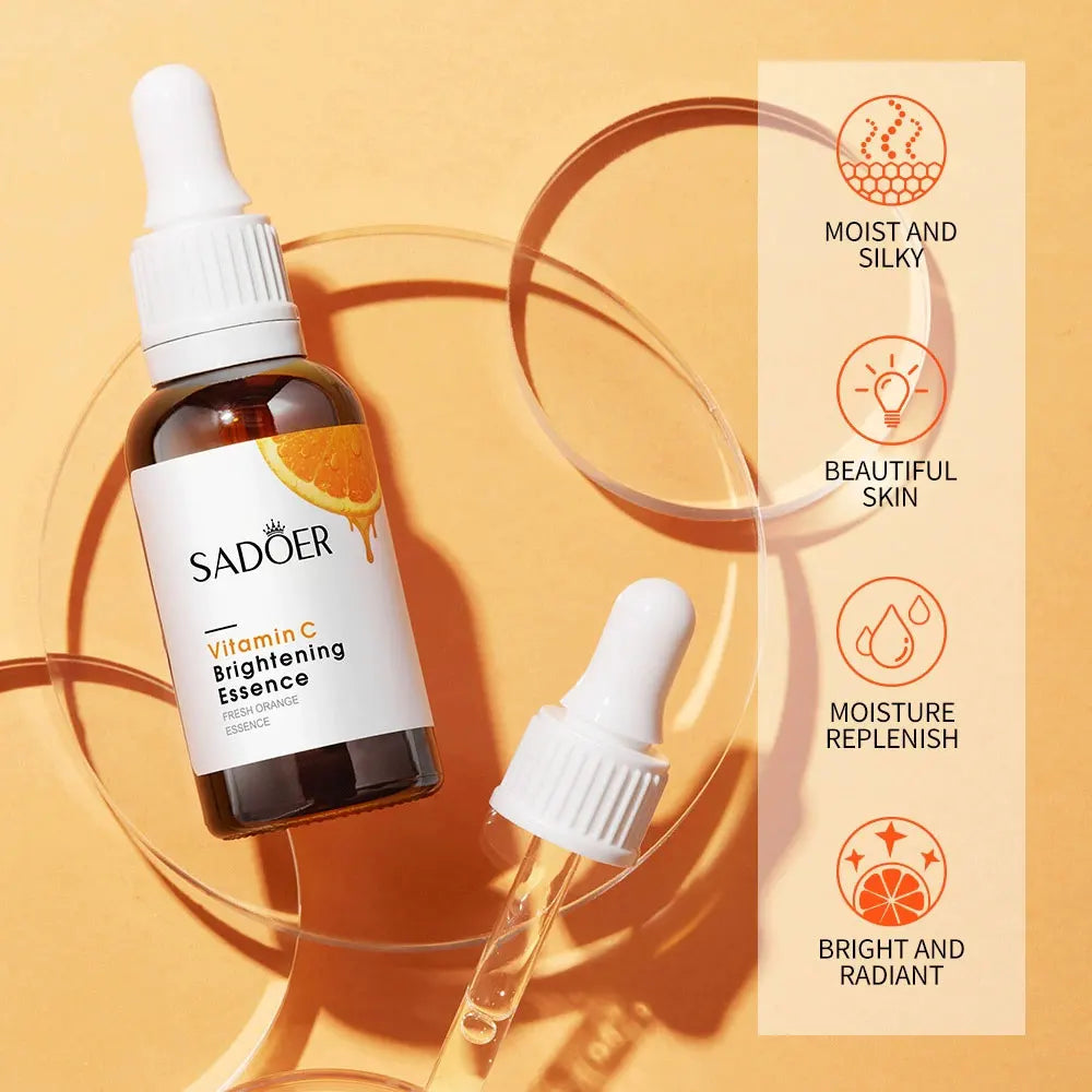 Face Serum Wash-Free Vitamin C Essence Deep Hydration Moisturizer Anti-aging Improve Skin Elasticity for Skin Care Face Lotion