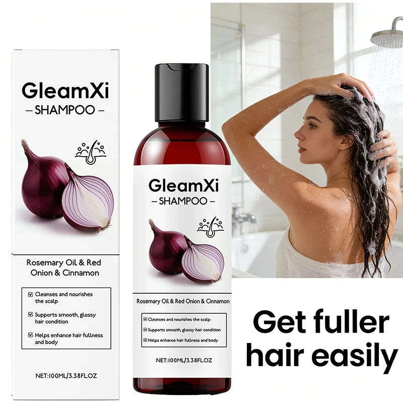 Rosemary Red Onion Hair Shampoo Deep Control Oil Cleanses The Scalp Enhance Hair Combability Nourish Moisturize Strengthen Hair