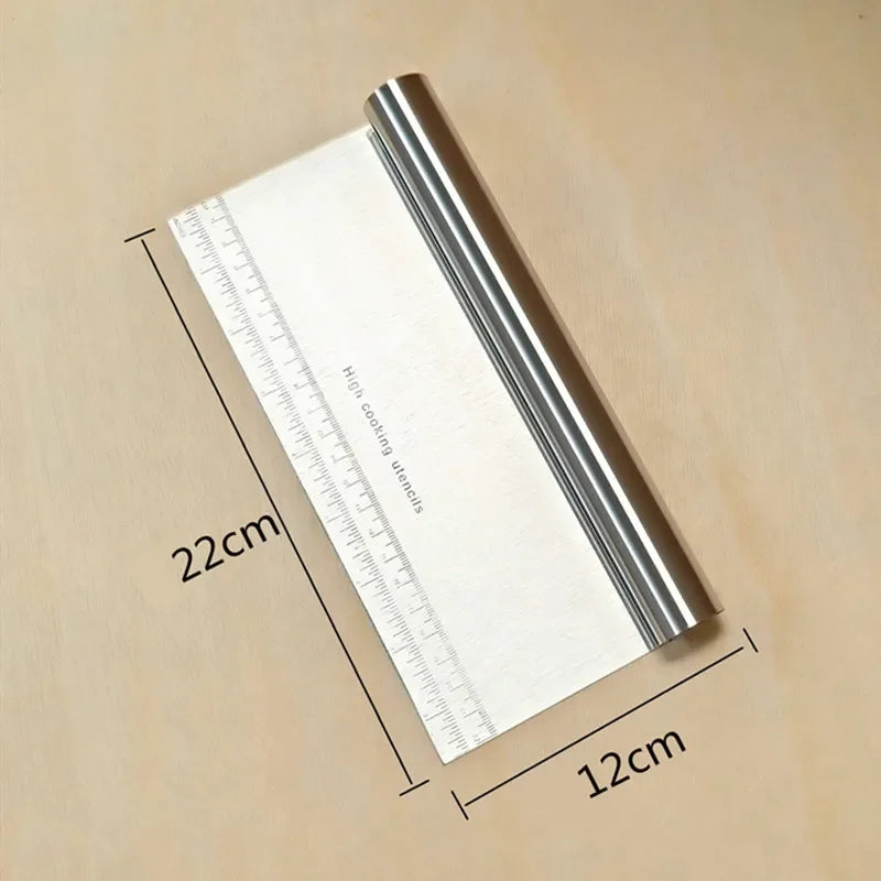 Baking Decorating Tools, DIY, Pastry Cutters, Cake Scraper, Dough Scraper, Fondant Spatulas, Edge, Cooking, Stainless Steel