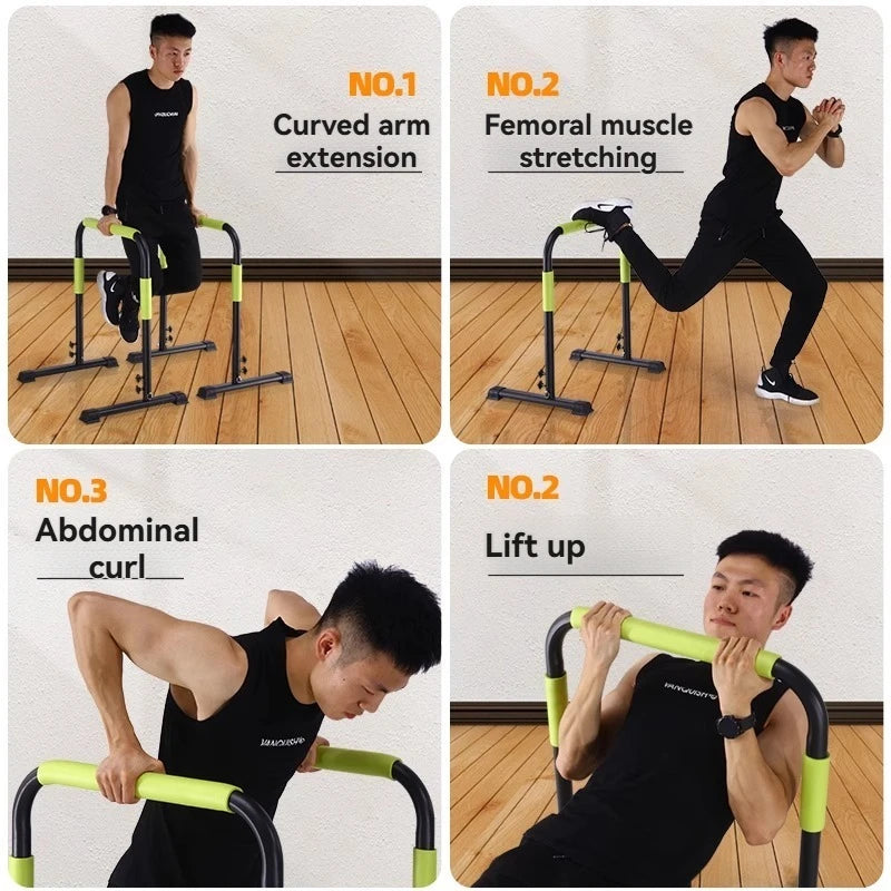 Split Parallel Bars Indoor Household Single Parallel Bars Arm Flexion and Extension Pull-ups with Adjustable Upward Height