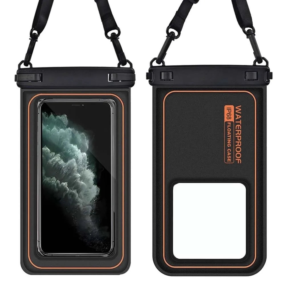 Touch Screen Waterproof Phone Bag Transparent PVC Mobile Phone Waterproof Bag Underwater Dry Universal