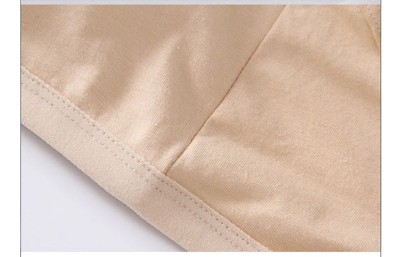 Cotton Bra for Women Fixed Pads Sports Shockproof Underwear Seamless Solid Back Closure Female Lingerie