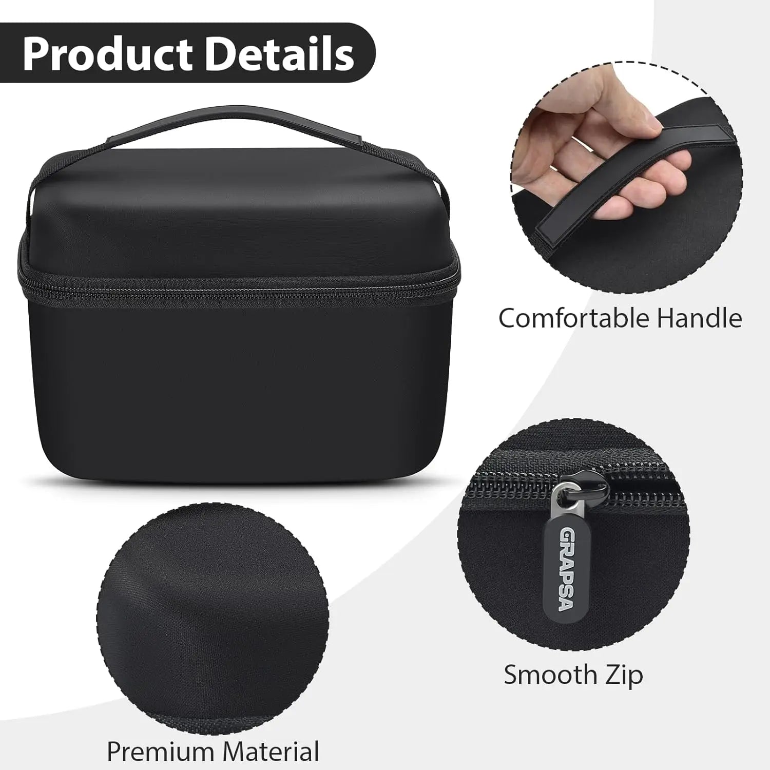 Mini Projector Case Compatible with Magcubic for Alwtniet for Limimart for Aubor for HIPPUS Portable Projector 4K 1080P Support