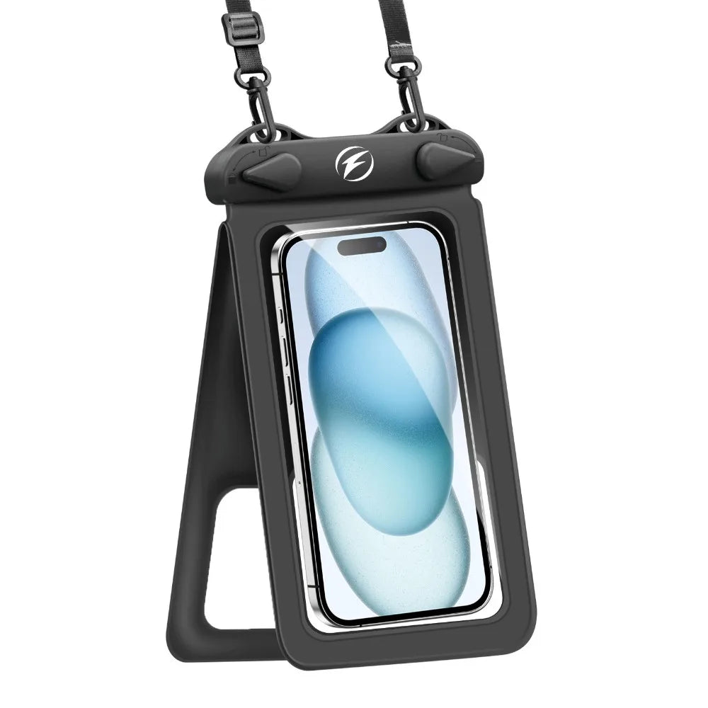Double Pocket Waterproof Phone Bag Transparent Touch Screen Mobile Phone Waterproof Bag Universal Underwater Dry